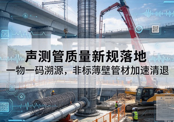 林口声测管质量新规落地，一物一码溯源，非标薄壁管材加速清退